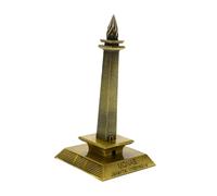 Hemobllo Modèle De Indonésienne Tours Jumelles Le Monde Est À Vous Statue World Trade Center Souvenirs De Londres Commerce des Jumeaux Pagode en Bois Yingxian Chinoise Statue en