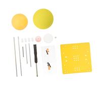 Hemobllo Modèle Orbital Planétaire DIY Trois Sphères Éducatif Science pour Comprendre Phases Lune Éclipses Saisons Couleur Aléatoire Couleur Aléatoire