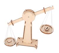 Hemobllo Modèle Réduit D'équilibre Balance en Bois pour Garçon Et Filles, Taille Petite, Jouet Interactif à Assembler, Projet Scientifique Éducatif, Bricolage Garçon Et Filles, Kit De Fabrication DIY