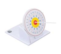 Hemobllo Modèle Solaire Équatorial Scientifique Horloge Solaire Instrument Pédagogique pour Observer Les Ombres