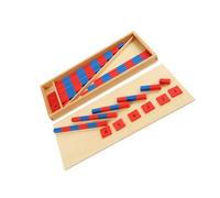 Hemobllo Montessori Barres Rouges et Éducatif Mathématique pour Garçon Fille Ans Apprentissage Addition Soustraction de Comptage Jeu Maternelle