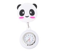 Hemobllo Montre De Poche Panda à Clip pour Infirmiers Et Médecins, Montre De Poitrine Extensible Design Caricature, Pratique pour Consultation Et Soins