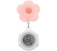 Hemobllo Montre d'infirmière numérique - Montre d'infirmière rétractable à clip, Comme sur la photo 2, 9.5X4.2CM