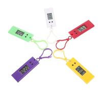 Hemobllo Montre Électronique Porte-clés pour Garçon et Filles et Étudiants, Plastique Solide, Facile à Lire, 5 Pièces, pour Paquet à Dos et Examen Scolaire Couleur Couleur Aléatoire