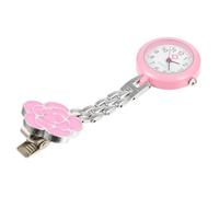 Hemobllo Montre Infirmière à Quartz Design Fleur en Alliage, Cadran Facile à Lire, Précision Optimale pour Environnement de Travail sans Montre Bracelet