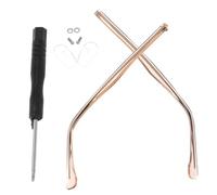 Hemobllo Monture de Lunettes Bras de Remplacement Cristal Rose Doré Accessoires de Réparation Universels pour Branches Confortables et Faciles à Installer Compatibles avec Lunettes de