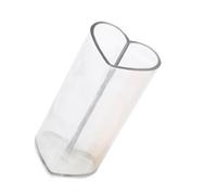 Hemobllo Moule à Bougie en Acrylique de Cœur 7,2 X 15,4 Cm - 1 Pièce - Moule DIY Antiadhésif pour Fabrication de Bougies Artisanales, Chandelles Chauffe-plat et Décorations Créatives