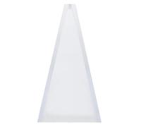 Hemobllo Moule à Bougie En Plastique Géométrique Pyramide 5x10 Cm, Diy Aromathérapie Décoration Maison, Accessoire Création Bougies Parfumées