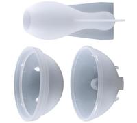 Hemobllo Moule à Bowling en Silicone 3D pour Résine Époxy, Moule Décoratif DIY, Kit Moulage Cristal pour Ornements Bureau et Loisirs Créatifs, Support Réutilisable