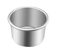 Hemobllo Moule à Gâteau Rond Aluminium avec Fond Amovible Cuisson Homogène Démoulage Facile Moule Pâtisserie DIY pour Maison et Boulangerie