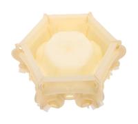 Hemobllo Moule à Jardinière Béton Européen Élégant Démoulage Facile pour Pots de Fleurs DIY Base Hexagonale Compatible pour Balcon Bureau Jardin