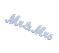 Hemobllo Moule à Pendentif Lettres en Silicone pour DIY Cristal Moule Artisanal de Lettres Mr Mrs Matériau de Moulage pour Décoration Mariage Bricolage Personnalisé Trou