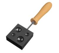 Hemobllo Moule Graphite Lingotière Précis pour Soufflage de Verre Outil Polyvalent pour Production Industrielle et Artisanale