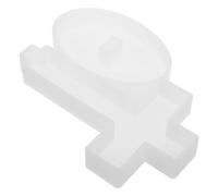 Hemobllo Moule Silicone de Croix Grosse Taille pour Résine Époxy et Plâtre, Base Robuste pour Décorations Diy, Moule à Bougies et Ornements Aromathérapie, Loisirs Créatifs