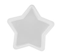 Hemobllo Moule Silicone Flexible Étoile à Cinq Branches pour Artisanat DIY Résistant à Haute Température Démoulage Facile pour Créations Décoratives et Bijoux