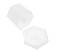 Hemobllo Moule Silicone Hexagonal pour Moulage Époxy Base de Lampe DIY Haute Élasticité et Démoulage Facile Décoration Intérieure et Artisanat Créatif