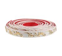 Hemobllo Moulure Décorative PVC Autocollante pour Cadre de Miroir, Blanc | Découpe Facile, Pose sans Colle ni Clous, Surface Lisse, pour Bords Droits et Courbes, 16,4 Pieds