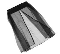 Hemobllo Moustiquaire pour Balancelle Extérieure Noire 82X89X160 CM Filet Léger et Respirant Protection pour Jardin Terrasse Pêche et Randonnée