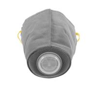 Hemobllo Muselière Anti-poussière pour Chien museau pour Animaux de Compagnie museau de sécurité des Chiens Housses pour Mordre Un Chien muselières Anti Mastication Tissu Non tissé Gris