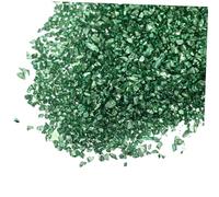 Hemobllo Nail Crushed Glass Décor DIY pour Manucure Charms Irreguliers Verts pour Créations Artisanales Adultes