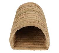 Hemobllo Nid en Environnement Verte en Paille Semi-fermée Nourrissant Osier Tressé Maison Facile à Nettoyer pour Poulets et Chinchillas pour Ferme et Jardin