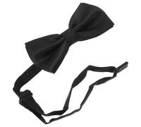 Hemobllo Nœud Noire à Carreaux pour Homme Pré-Noué en Polyester avec Fermeture Ajustable Accessoire Classique pour Mariage Cérémonie et Tenue Business Élégante