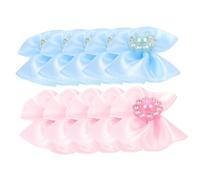 Hemobllo Nœuds pour Chiens Décoratifs Halloween, Accessoires Coiffure en Tissu Coloré, Lot de 20 Pièces, Taille 3 Et 4, pour Petits Chiens, Fêtes Et Séances Photo