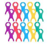 Hemobllo Organisateur de Bobines de Tissage 30 Pièces en Plastique Multicolore Forme Poisson, Planche à Bobiner pour Tricot et Crochet, Adapté aux Ateliers Manuels Couleur Aléatoire