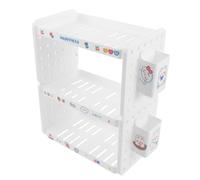 Hemobllo Organisateur de Bureau Modulable Étagère de Rangement Polyvalente pour Fournitures de Bureau Accessoires de Maquillage et Papeterie Support Stylos et Pinceaux Design Élégant