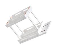 Hemobllo Organisateur de Cuisine Tirable Étagère à Épices Multifonctionnelle pour Rangement sous Évier et Bureau Rack de Rangement Pratique pour Condiments et Produits Ménagers Blanc