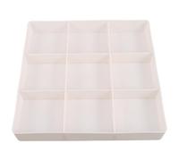 Hemobllo Organisateur Tiroir Maquillage Ajustable pour Coiffeuse Séparateur Modulable Compartiments Blanc pour Parfums Rouges à Lèvres et Soins de Beauté