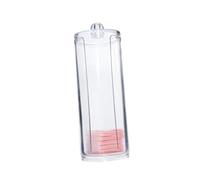 Hemobllo Organisateur Transparent pour Disques et Lingettes Démaquillantes avec Couvercle Anti-poussière Rangement Pratique pour Salle de Bain et Chambre