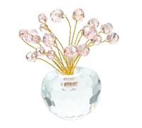 Hemobllo Ornement Cristal Rose Quartz Décor de Table pour Maison et Bureau Décoration de Bureau Idée Cadeau pour Amis et Intérieur Moderne