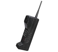 Hemobllo Ornement de Téléphone Portable Rétro Vintage en Fer Noir pour Décoration de Bureau, Accessoire de Collection pour Fêtes à Thème Années 90