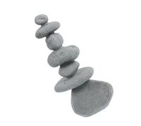 Hemobllo Ornement Décoratif en Pierre pour Jardin Et Aquarium, Rocaille Simulée Gris Clair, Statue Micro-Paysage pour Aménagement Paysager Extérieur, Décor Zen Naturel pour Terrasse Et Terrasse