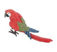 Hemobllo Ornement Perroquet Simulé Décoration Extérieure Jardin 1 Pc Plastique Rouge Statuette Réaliste pour Terrasse Salon Bureau Ambiance Naturelle Éducative