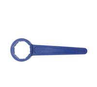 Hemobllo Outil D’ouverture de Couvercle de Seau en Plastique Bleu, Compact et Solide, Clé à Bouchon pour Seaux 5-10l, Accessoire Industriel pour Manutention Sécurisée