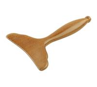 Hemobllo Outil de Massage Gua Sha en Bois, Masseur à Gratter, Forme Queue de Sirène, pour Massage Profond du Visage Corps, Amélioration des Contours, Salon de Beauté et Maison