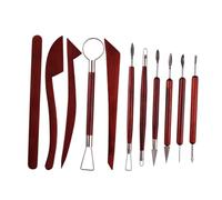 Hemobllo Outils Sculpture Argile Kit Poterie Outils Modelage Argile Couteaux Légers et Pratiques pour Sculpture Découpage et Lissage Matériel Poterie pour Débutants et Artistes