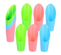 Hemobllo Outils Sol Mini-pelles en Plastique Coloré pour Micro-Paysage Jardinage Intérieur Et Balcon Kit 12 Pièces Pelles à Terre pour Plantation De Plantes Succulentes Bonsaï