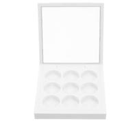 Hemobllo Palette de Maquillage Vide 9 Cases Compartiments pour Blush et Correcteur Portable en Plastique Organiseur de Maquillage pour Voyage et Performances sur Scène