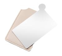 Hemobllo Palette de Mélange Maquillage Acier Inoxydable avec Miroir HD Palette Compacte Portable pour Fond de Teint Fard à Paupières et Correcteur