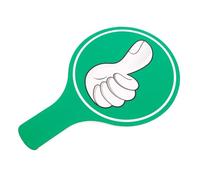 Hemobllo Palette de Vote Réutilisable Double Face en Mousse pour École et Événements Tableau Portable Léger et Robuste pour Juges Fournitures Enseignants Salle de Classe