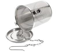 Hemobllo Panier à Épices Acier Inoxydable pour Cuisson et Infusion Filtre Fin Détachable pour Soupe Braisé et Cuisson Facile avec Crochet Long