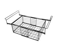 Hemobllo Panier de Rangement Congélateur Extensible Métal avec Poignée Bac Suspendu Réglable pour Coffre Frigorifique Organiseur pour Cuisine et Cellier