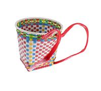 Hemobllo Panier pour Garçon Fille Tressé Petit Modèle Accessoire Photo et Décor Maison Couleurs Aléatoires Panier Garçon Fille Couleur Aléatoire Couleur Aléatoire