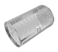 Hemobllo Panier Rôtisserie Acier Inoxydable pour Four avec Rotation Accessoire de Cuisson Polyvalent pour Barbecue Grillade de Légumes Fruits à Coque et Friture