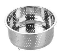 Hemobllo Panier Vapeur Acier Inoxydable avec Pied et Poignées Support Cuisson Vapeur pour Cuiseur Riz Séparateur Soupe et Riz Ustensile Cuisine et Antirouille