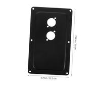 Hemobllo Panneau Connecteur pour Enceinte Plaque Métallique de Raccordement Audio Back Panel Robuste pour Systèmes Sonores Domestiques et Scènes Professionnelles