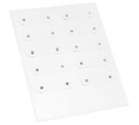 Hemobllo Panneau Magnétique D'affichage pour Présenter Vernis Gel pour Nail Art Outil de Manucure Professionnel en Acrylique Blanc Support et Faux Ongles en Salon